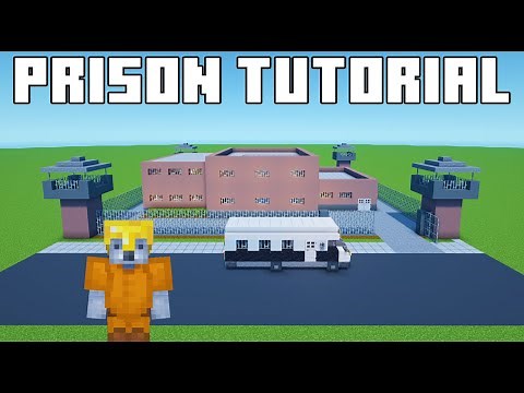 Minecraft Tutorial: How To Make A Prison "2022 City Build"