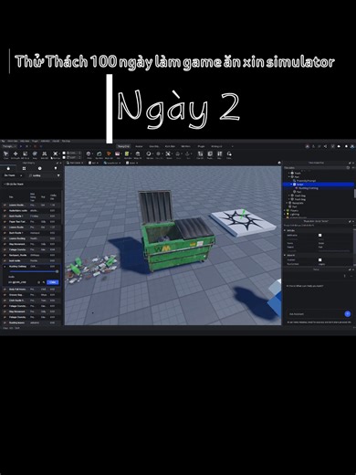 Thử thách làm game ăn xin simulator trong vòng 100 ngày || ngày 2 ||#roblox #robloxstudio #xahoi #xh