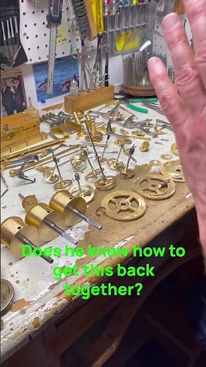 This Grandfather Clock Is in Pieces… Here’s Why #clockrepair #clockmaker