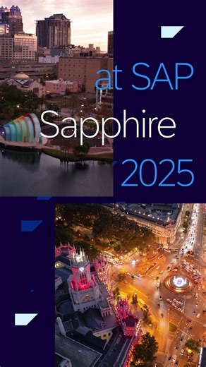 Explore real results in a rapidly changing world. Join us at #SAPSapphire — in Orlando, Madrid, or online. The choice is yours! https://sap.to/61872ezIJ | SAP