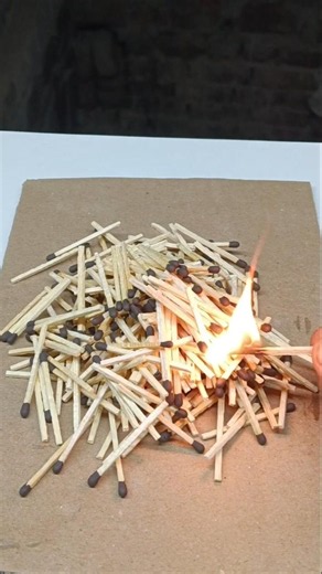 The Ultimate Matchstick Chain Reaction 🔥 | Satisfying ASMR#shortvideo #asmr #chainreaction