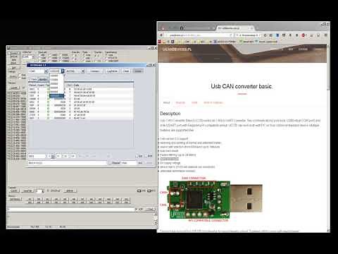 USB CAN CONVERTER uccb tutorial