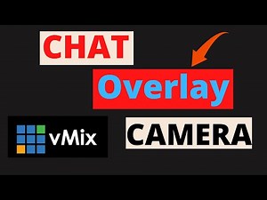 How to Add A Chat Overlay & Camera vMix I Live Stream chat overlay vMix I Frame add camera & chat