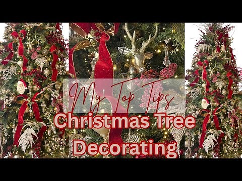 Christmas Tree Decorating Tutorial, How to Decorate Your Tree, Designer inspired Christmas