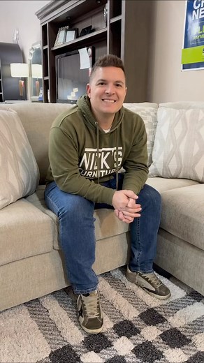 Luxe on a budget 🤌🏼 The Brogan Bay sectional hits different: cozy cuddler, rotate-friendly cushions, and neutral tones that match your aesthetic. Plus, coordinating toss pillows to complete the look. 🤩 Check it out in store at Nick’s Furniture 🛒760 Heartland Dr. Sugar Grove, IL 60554 ✍🏻message us here for more info 🔗shopnicksfurniture.com #ashleyfurniture #furniture #americanmade #budgetfriendly #madeinamerica #livingroom #sectional #comfort #value #cuddler | Nick's Furniture