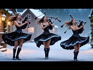 Highland Bagpipes Christmas Spirit I Woman with Bagpipes I Epic Bagpipes Music