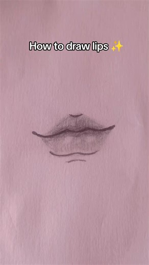 how to draw lips ✨#drawing #draw #tutorials #lips