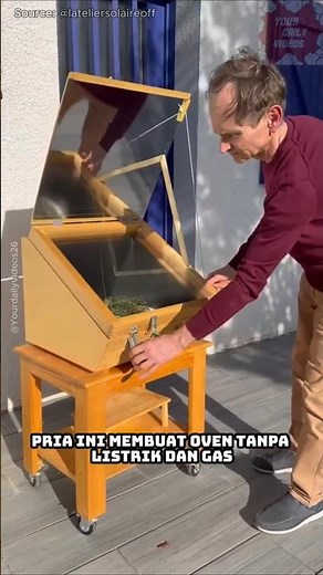 Pria jenius ini membuat oven tenaga surya! #shorts #faktaunik