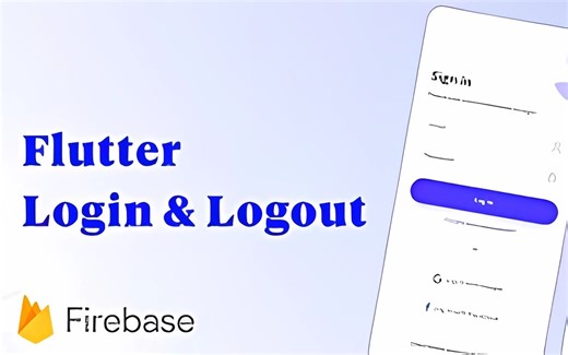 Flutter登录和注销_ FlutterFlow中的Firebase身份验证 可视化低代码平台编程 快速制作App适配安卓IOsweb端 教程