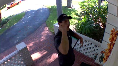 Solicitor Sees No Soliciting Sign