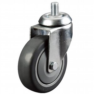 [Hot Item] China OEM Factory 125mm Industrial Castor Thread Stem Caster TPR Wheels with Bolt