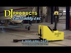 Industrial Electric Cart easily grabs, lifts, and maneuvers heavy carts and wheeled equipment