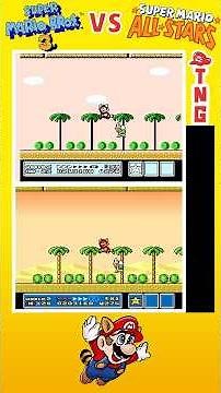 🪃 World 2-4 Super Mario Bros 3 Comparison OG vs Super Mario All-Stars