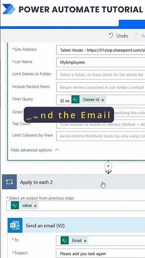 Send Task Reminder Emails with Power Automate