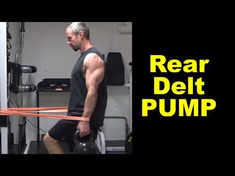 Rear Delt Band and Kettlebell Stepping | Freaky Pump Guaranteed