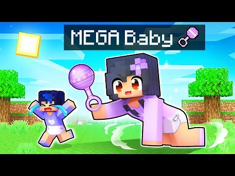 Becoming The BIGGEST MEGA Baby in Minecraft!
