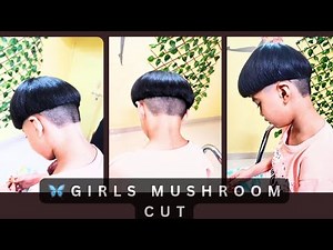 Girls Mushroom Haircut// Mushroom Haircut For Girls // Roundhaircut