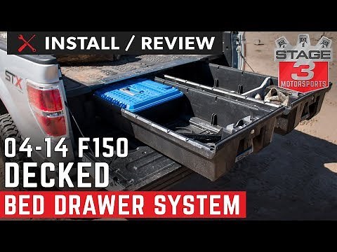 2004-2014 F150 DECKED Truck Bed Sliding Storage System Install and Review