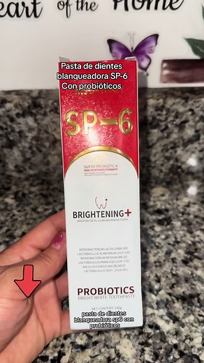 Pasta de Dientes Blanqueadora SP-6 con Probióticos