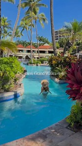 Unwind at our Wailea Canyon Activity Pool, where joyful movement, sun-soaked moments and a little splash of fun make for the perfect poolside escape.⁠ ⁠ Video by @maria_ponomaryova⁠ ⁠ #GrandWailea #WaldorfAstoria | Grand Wailea Maui, A Waldorf Astoria Resort