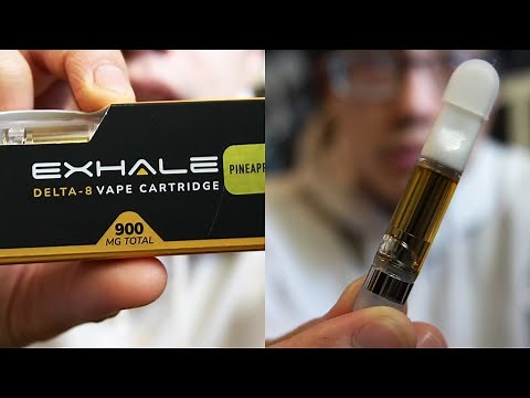 TRYING AN EXHALE WELLNESS DELTA 8 CARTRIDGE