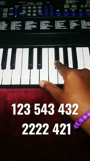 easy to play on a (techo-beat electronic keyboard)