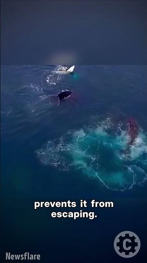 Five Humpbacks Team Up to Trap Krill – Amazing Drone View 🐋