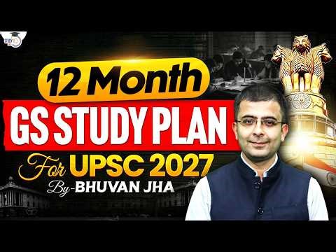 How to Complete GS for UPSC 2027 in 12 Months? | Full Roadmap | StudyIQ IAS