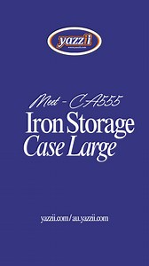 CA555 - Iron Storage Case (Large)  A ready-made bag designed to perfectly fit your Oliso Mini Project Iron! Tailored for larger mini irons, providing ample storage for the iron, cord, and power adaptor. Ideal for travel and a portable solution for your quilting or sewing classes. 淋 | Yazzii.com | Facebook