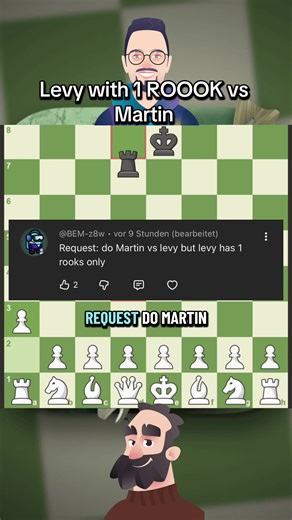 Levy's Rook Challenge Against Martin