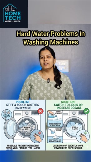 Hard Water Washing Machine Problems & Easy Fixes #WashingMachineProblems #HardWater #WashingMachine
