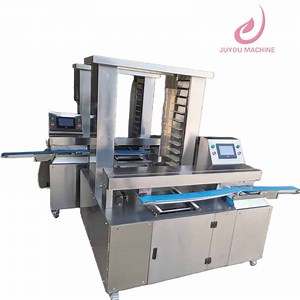 [Hot Item] Automatic Adjustable Bread Loaf Biscuits Trays Aligning Machine Baklava Tray Aligning Machine