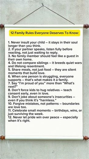 Simple Rules That Build Strong Families