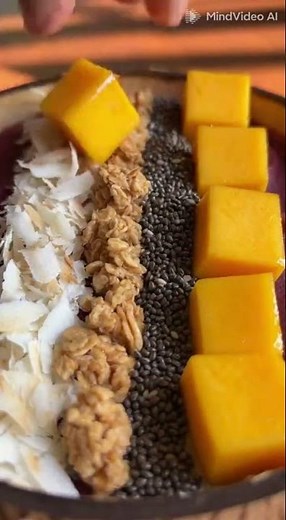 Thick Smoothie Bowl Recipe | How to Make Smoothie Bowls Thicker (ASMR)