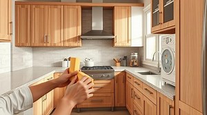 how to redo laminate kitchen cabinets? - Test Food Kitchen
