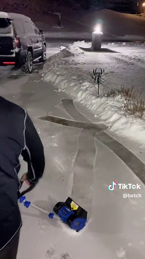 Dad's New Electric Shovel Wow Everyone!