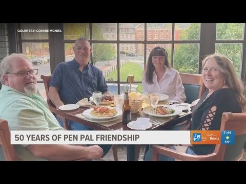 Pen pals celebrate 50 years of friendship