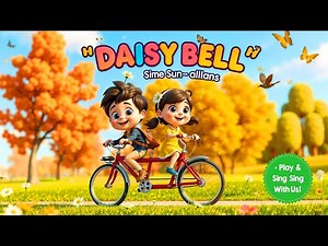 Daisy Bell (Bicycle Built for Two) 🚲& more | Kids Sing Along Nursery Rhyme with Lyrics 🎶 | kids song