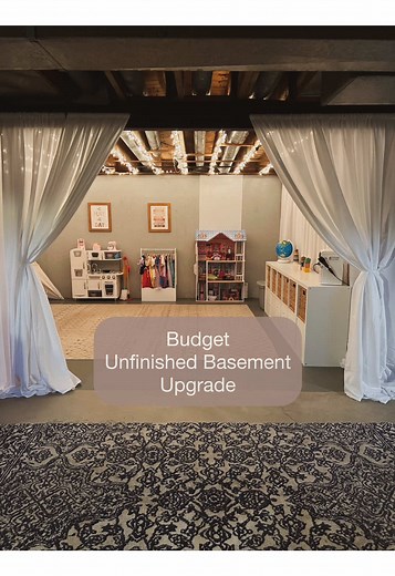 Affordable Unfinished Basement Transformation Ideas