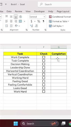 How to Apply check box formatting in Excel #exceltricks #exceltips #excel #exceltutorial #foryou