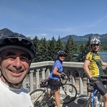 Riding the new bike trail in the Columbia River Gorge