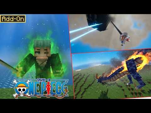 AMAZING ONE PIECE MOD/ADDON FOR MINECRAFT PE/BE 26.0+ 🔥