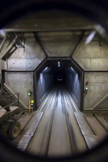 Missile Transport Loading Bay Inside Underground Military Logistics Bunker | Battlefield Lens