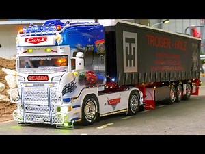 MEGA RC TRUCK COLLECTION!! RC MODEL TRUCKS, RC SHOW TRUCKS, RC HEAVY HAULAGE, RC SCANIA SCHUBERT