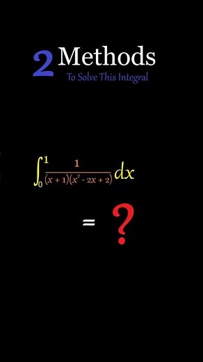 Solve the integral of 1/((x+1)(x*x-2x+2)) using partial fractions or Trig Substitution.