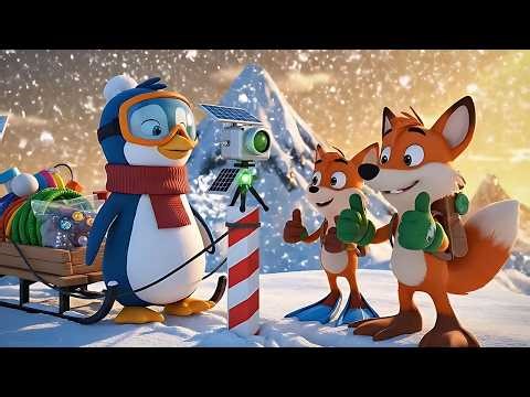 The Great Ice Melt Adventure! 🏔️❄️Learn About Climate Change with Fritz & Friends! | Kids 3D Cartoon