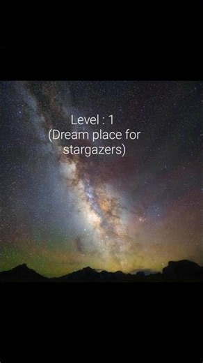 #space #universe #lightpollution #funk #astronomer Level 1 to Level 8 of light pollution