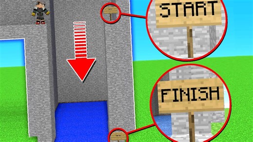 I beat the world's shortest Minecraft map!