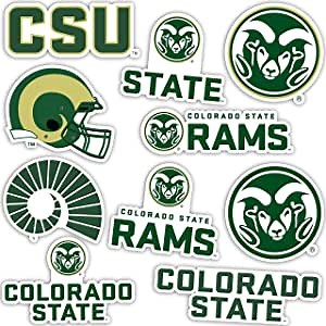 Desert Cactus Colorado State University Sticker Rams CSU Vinyl Decals Laptop Water Bottle Car Scrapbook Sheet T2 (Type 2)