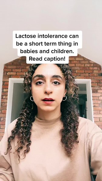 Can Lactose intolerance be short term?Yes it can. But first. Let’s distinguish between Primary and Secondary lactose intolerance. Primary lactose intolerance is rare in children under 3 years of age. It tends to be more noticeable in older children and adults, as the ability to produce lactase is lost over time. Secondary lactose intolerance can happen in children who have had an episode of gastroenteritis. which can damage the bowel mucosa temporarily and cause a deficiency in lactase. This def